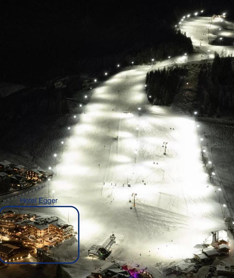 Wellness- Und Familienhotel Egger Saalbach-Hinterglemm Exterior foto